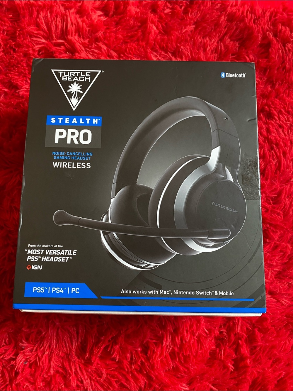 Turtle Beach Stealth Pro Wireless Gaming Headset - Black in box